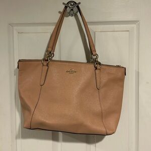 Coach Blush Pink Leather Tote